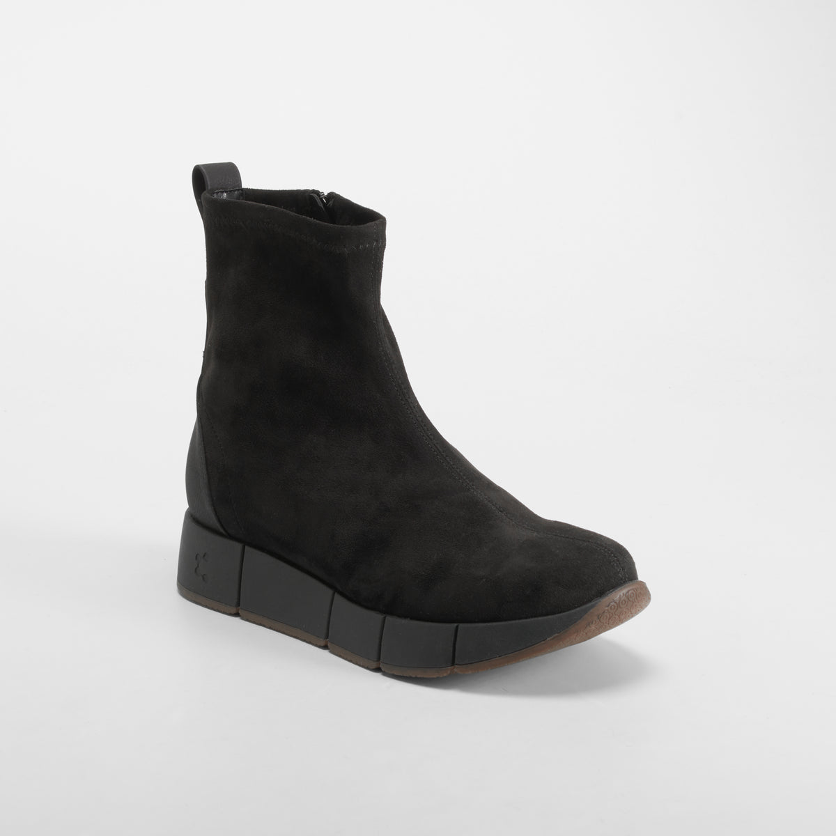 Botín cuña confort Shock Absorber negro COMFEET