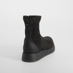 Botín cuña confort Shock Absorber negro COMFEET