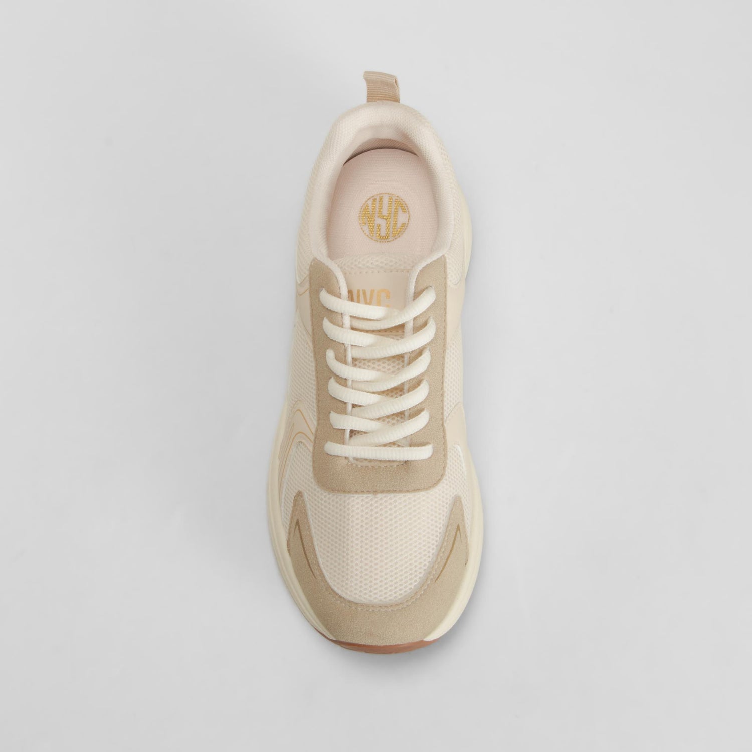 Deportiva running mesh beige NYC