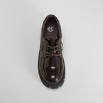 Zapato náutico chunky burdeos NYC