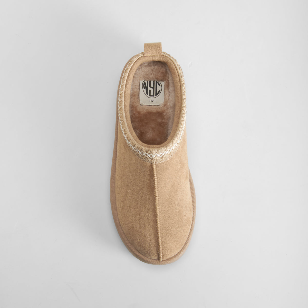 Zueco australiano tacón beige NYC