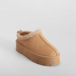 Zueco australiano plataforma beige NYC