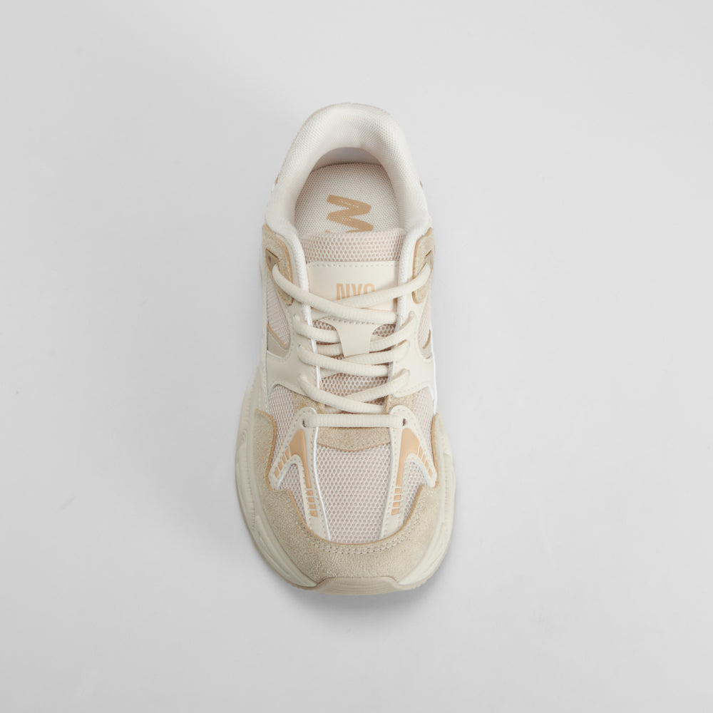Zapatilla deportiva running chunky beige NYC