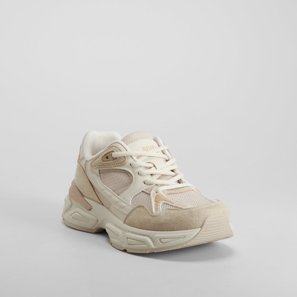Zapatilla deportiva running chunky beige NYC