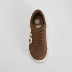 Zapatilla casual marron suela blanca NYC