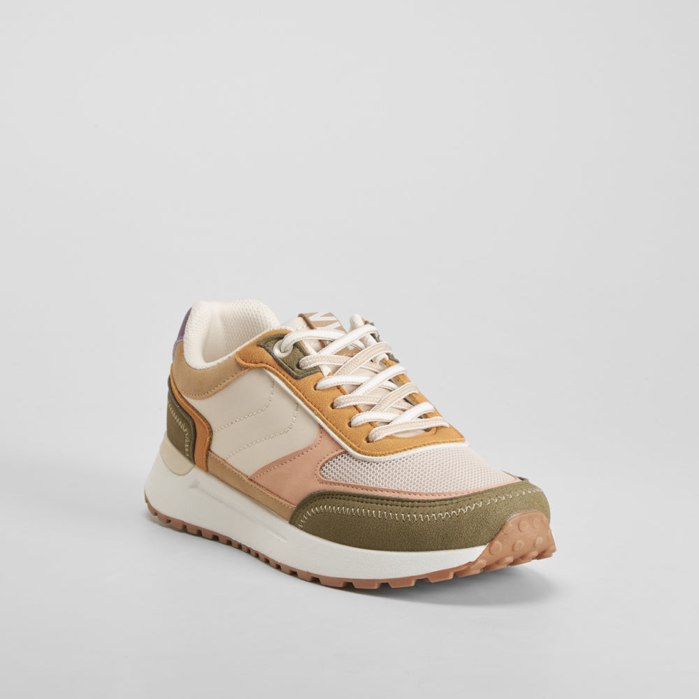Zapatilla deportiva multicolor beige NYC