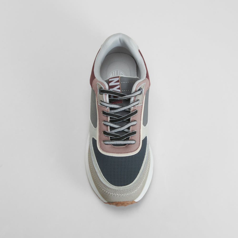 Zapatilla deportiva multicolor gris NYC