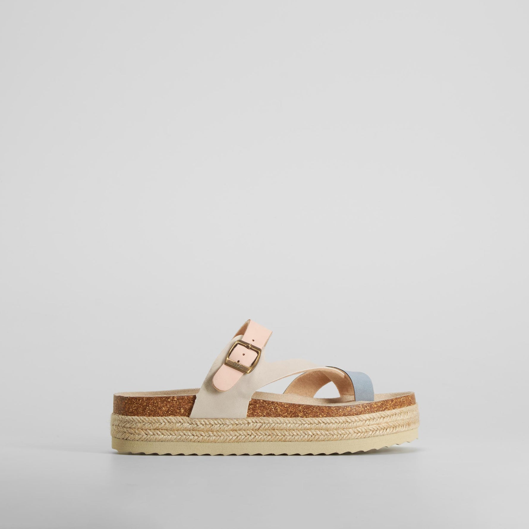 Sandalia bio yute dedo multicolor NYC