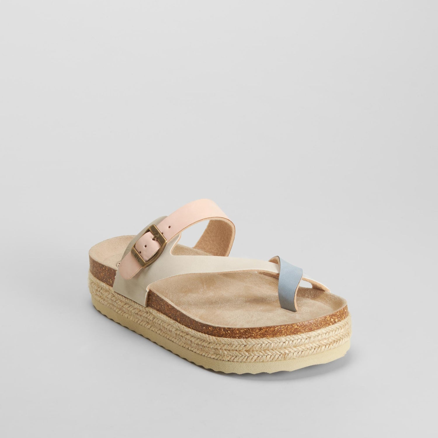 Sandalia bio yute dedo multicolor NYC