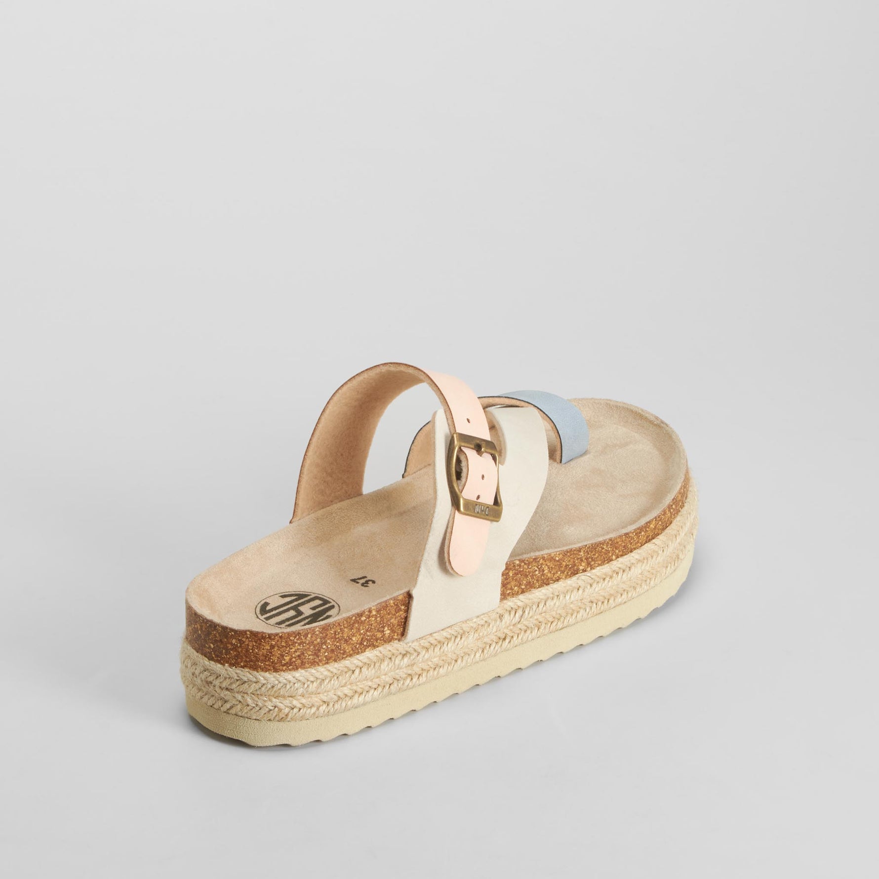 Sandalia bio yute dedo multicolor NYC
