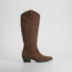 Bota camper alta marrón NYC