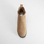 Botín tacón plataforma beige NYC