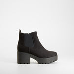 Bota tacón plataforma negro NYC