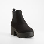 Bota tacón plataforma negro NYC