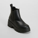 Botín chelsea chunky negro NYC