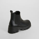 Botín chelsea chunky negro NYC