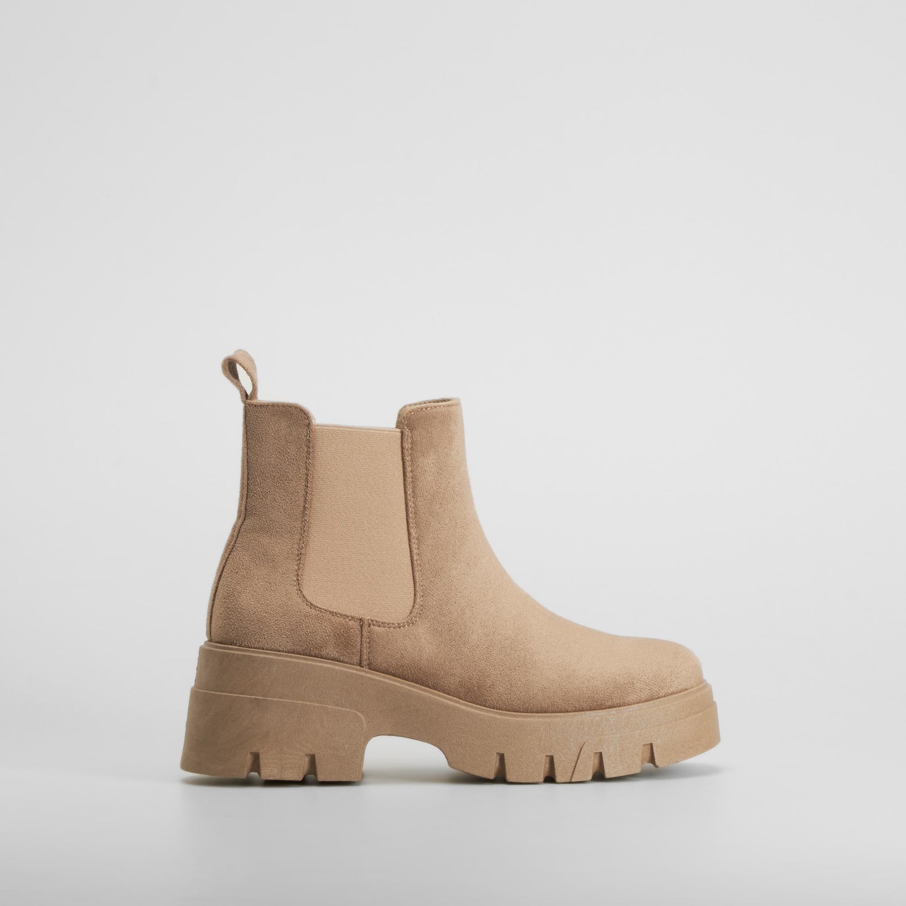 Botín chelsea chunky casual taupe NYC