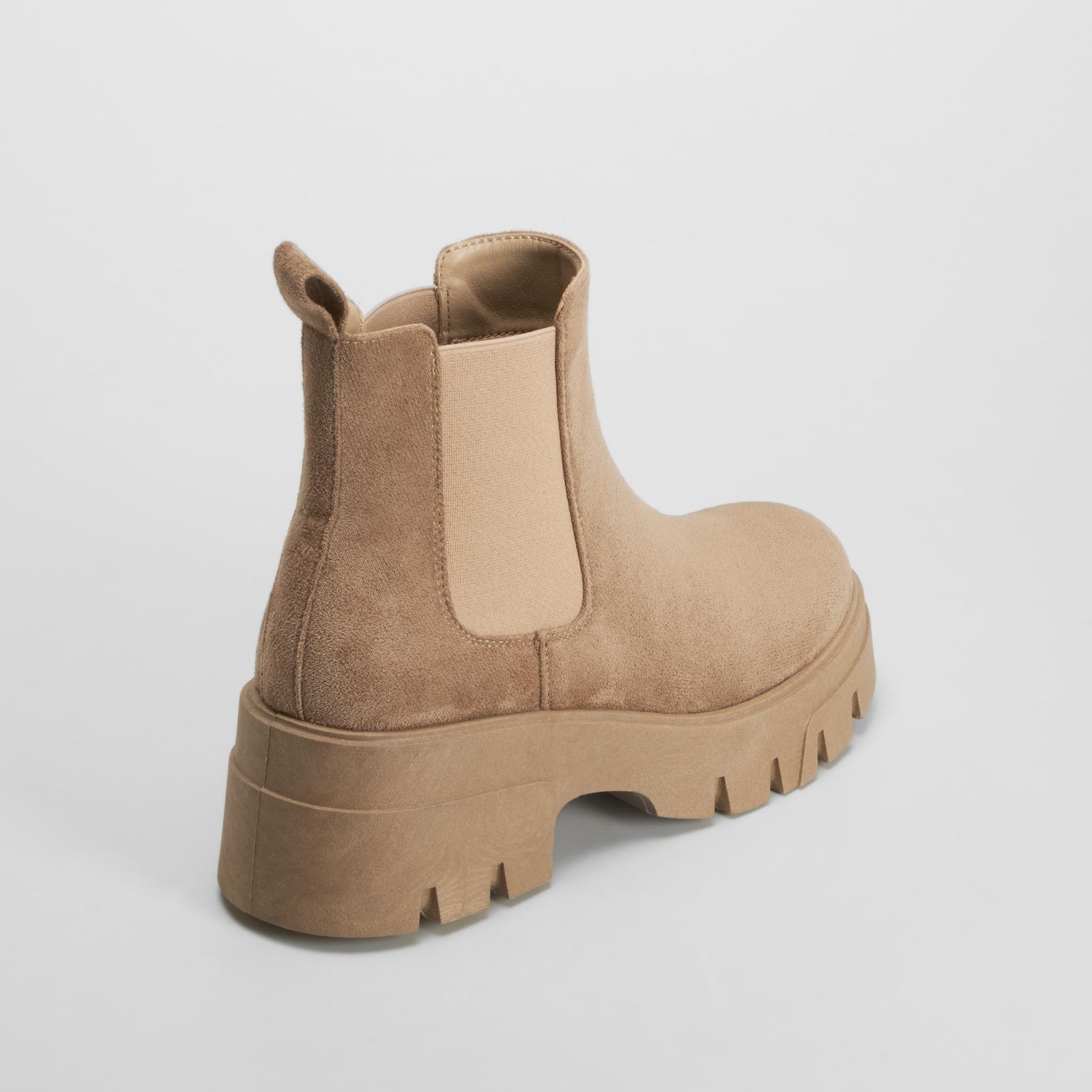 Botín chelsea chunky casual taupe NYC