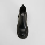Botín cremallera chunky negro NYC