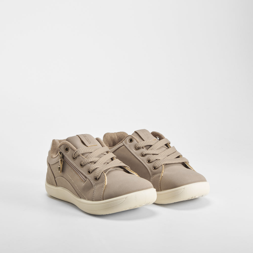 Zapatilla barefoot beige SENDA ROAD