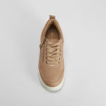 Zapatilla casual cremallera beige SENDA ROAD