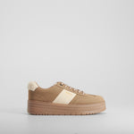 Sneaker plataforma urbana beige SENDA ROAD