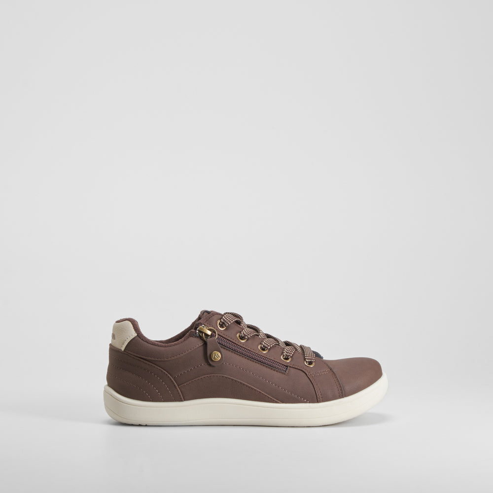 Zapatilla casual barefoot marrón SENDA ROAD