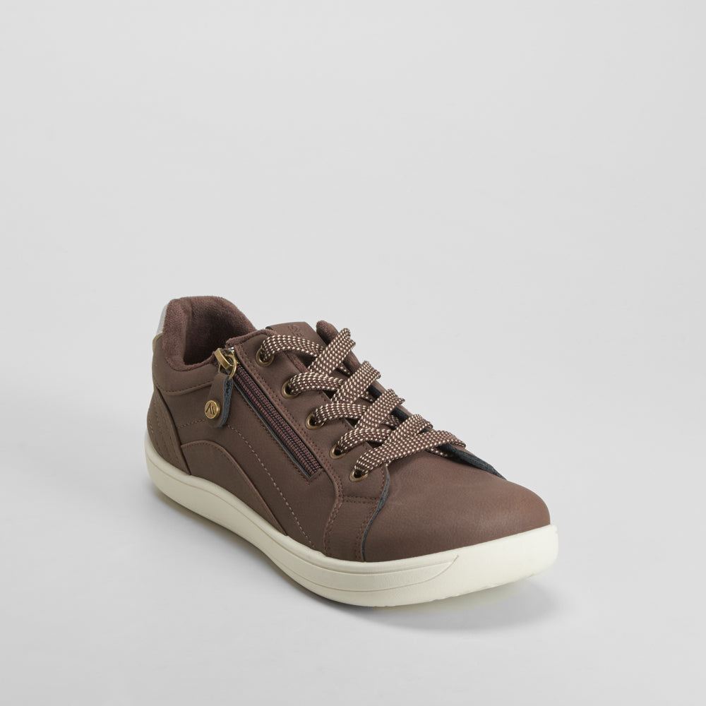 Zapatilla casual barefoot marrón SENDA ROAD