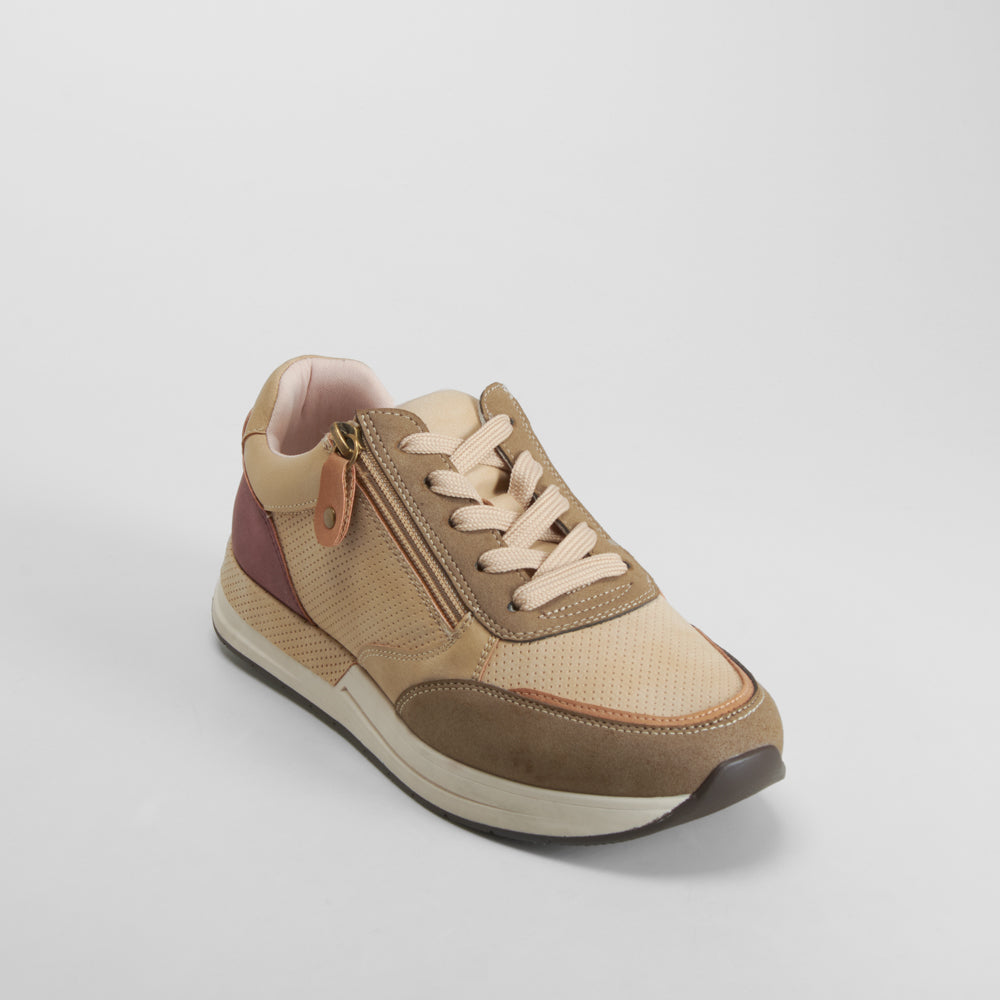 Sneaker deportiva detalles verde SENDA ROAD