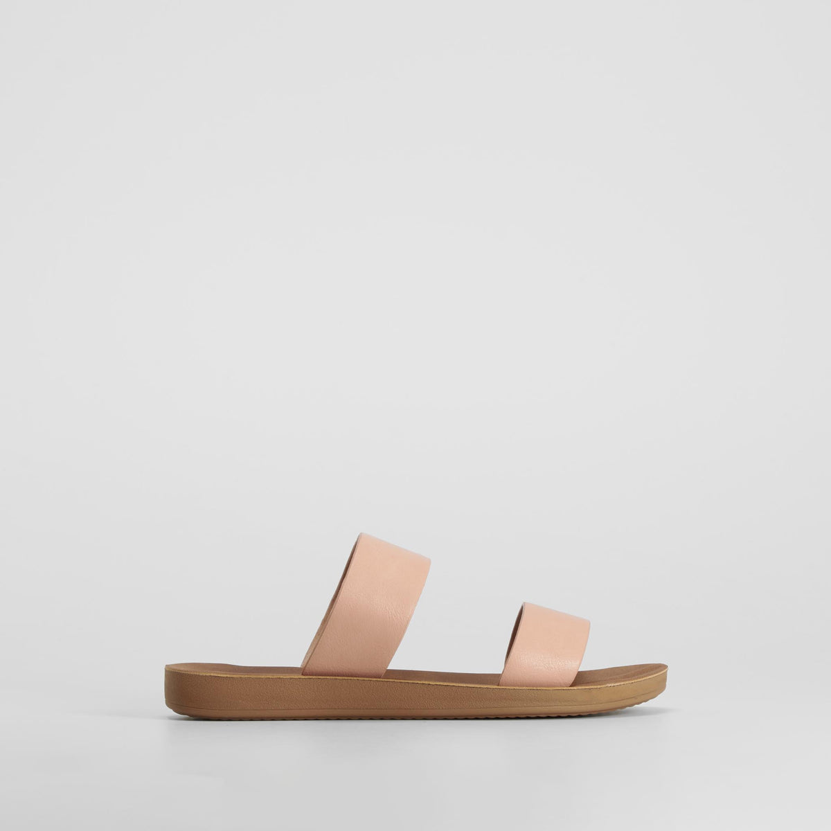 Sandalia plana doble tira rosa SENDA ROAD