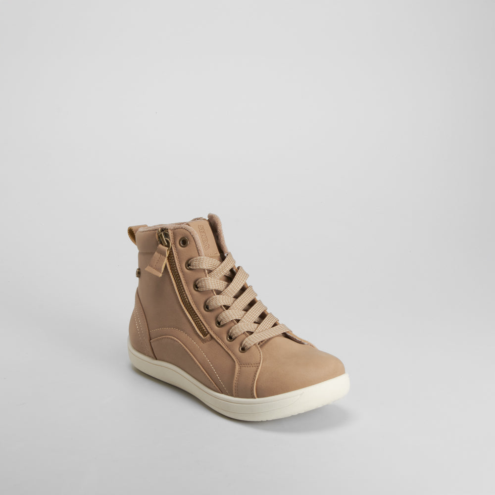 Sneaker barefoot alta beige SENDA ROAD