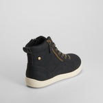 Sneaker barefoot alta negra SENDA ROAD