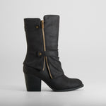 Bota campera tacón negro SENDA ROAD