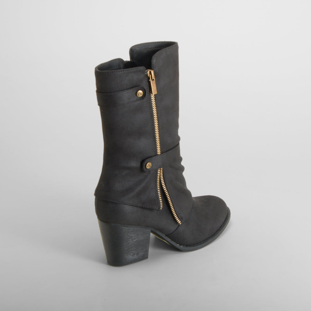 Bota campera tacón negro SENDA ROAD