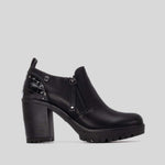 Zapato tacón alto tachas negro REFRESH