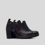 Zapato tacón alto tachas negro REFRESH