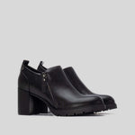 Zapato tacón alto cremallera negro XTI