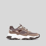 Zapatilla deportiva bicolor taupe REFRESH