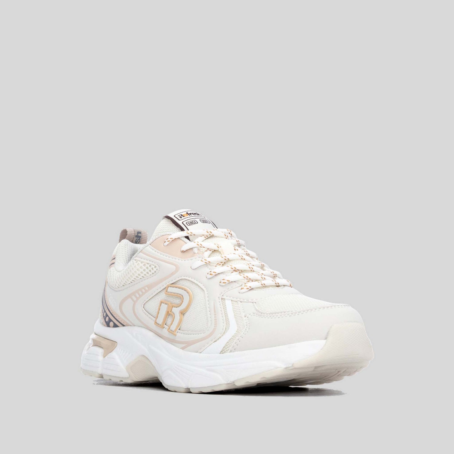 Zapatilla deportiva chunky beige REFRESH