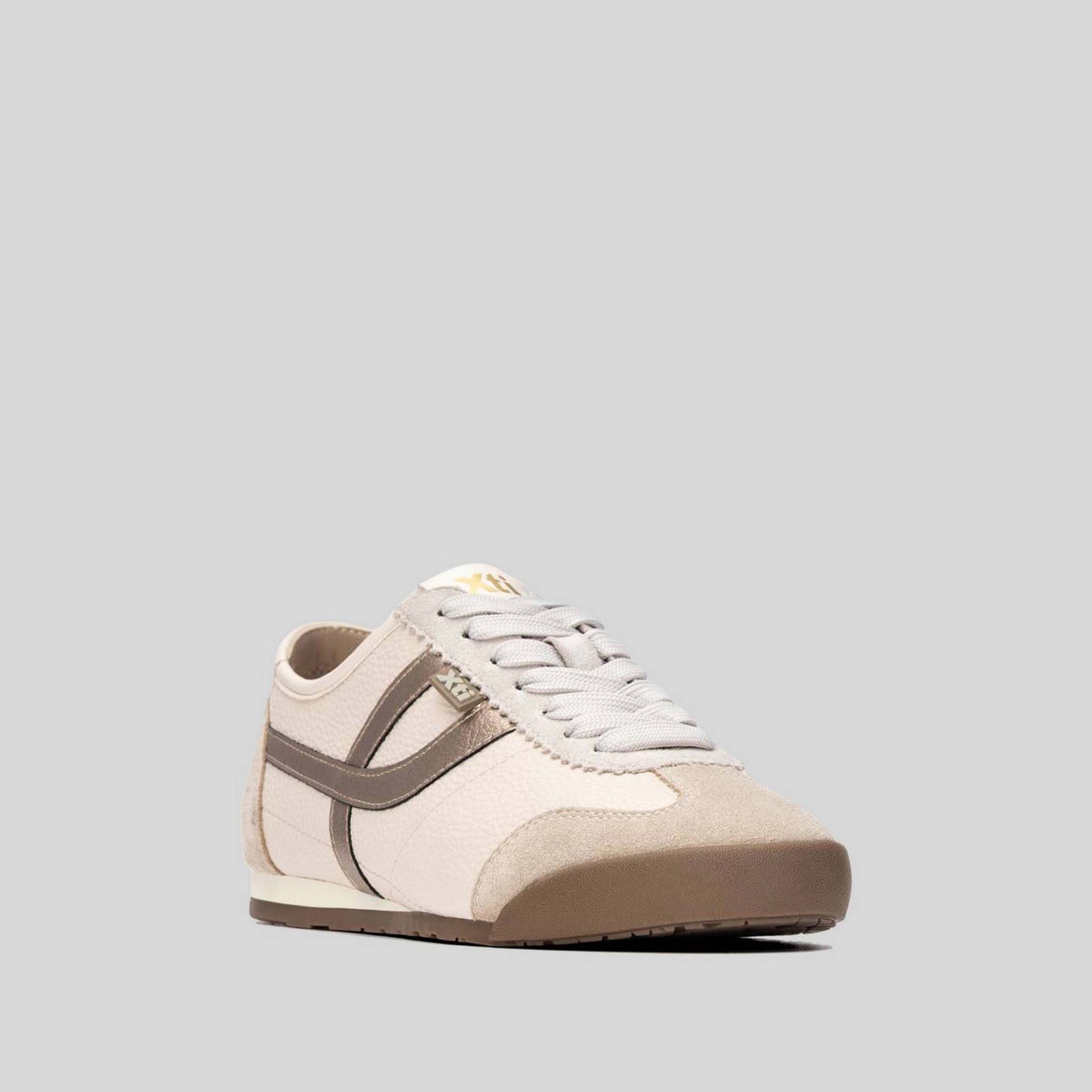 Sneaker plana beige XTI
