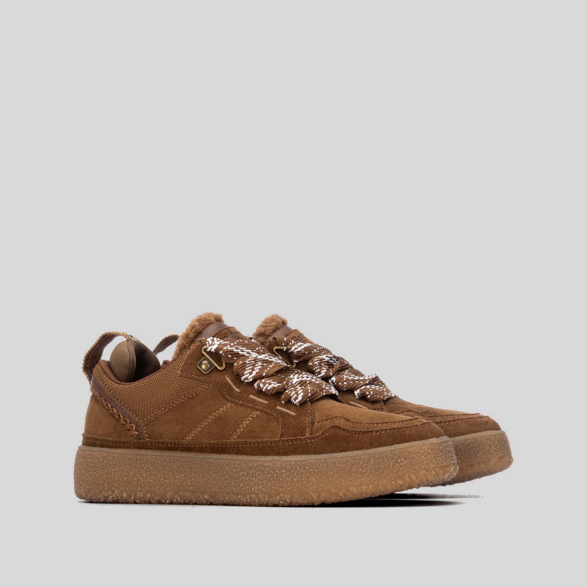 Zapatilla casual crepe marrón REFRESH