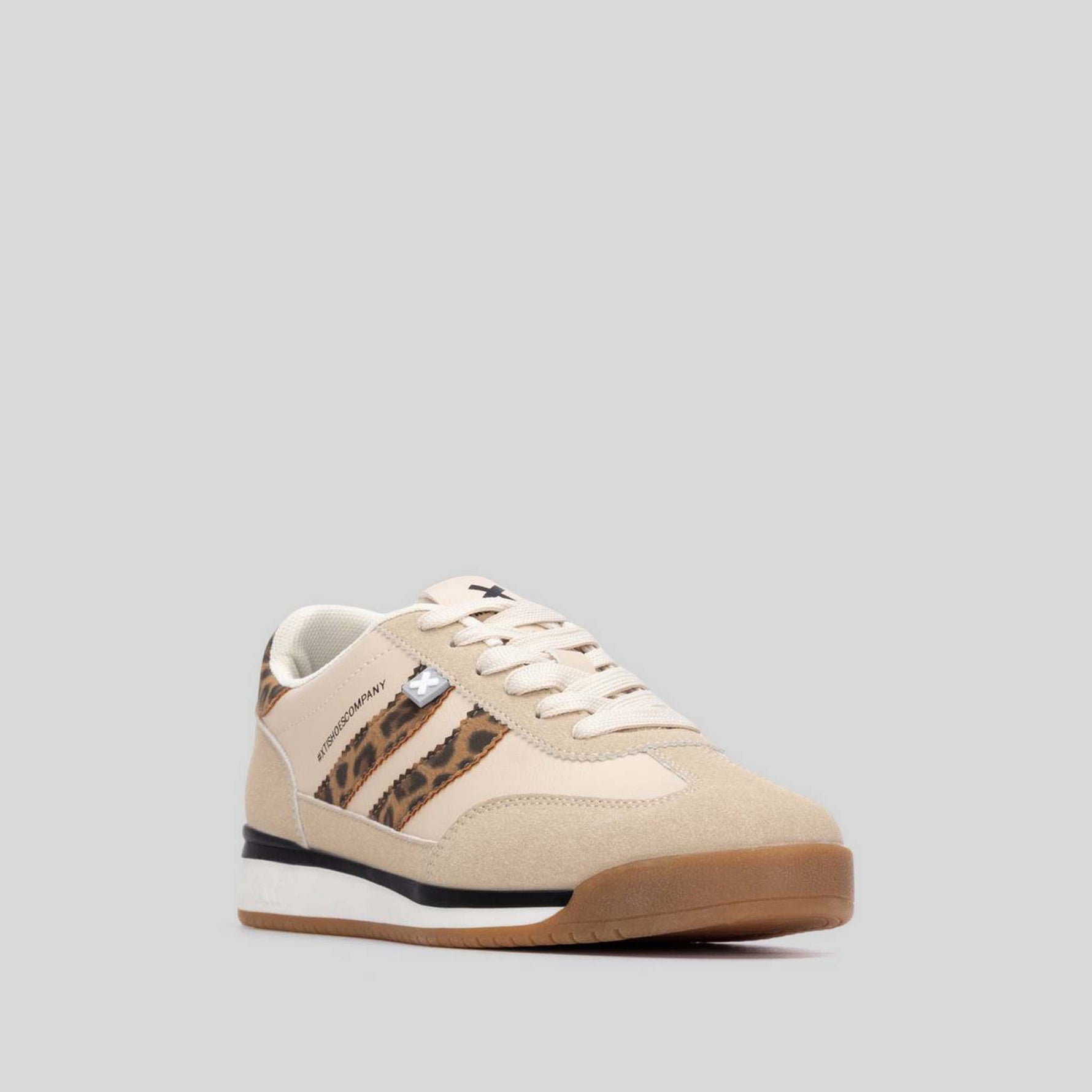 Zapatilla sneaker retro leopardo XTI