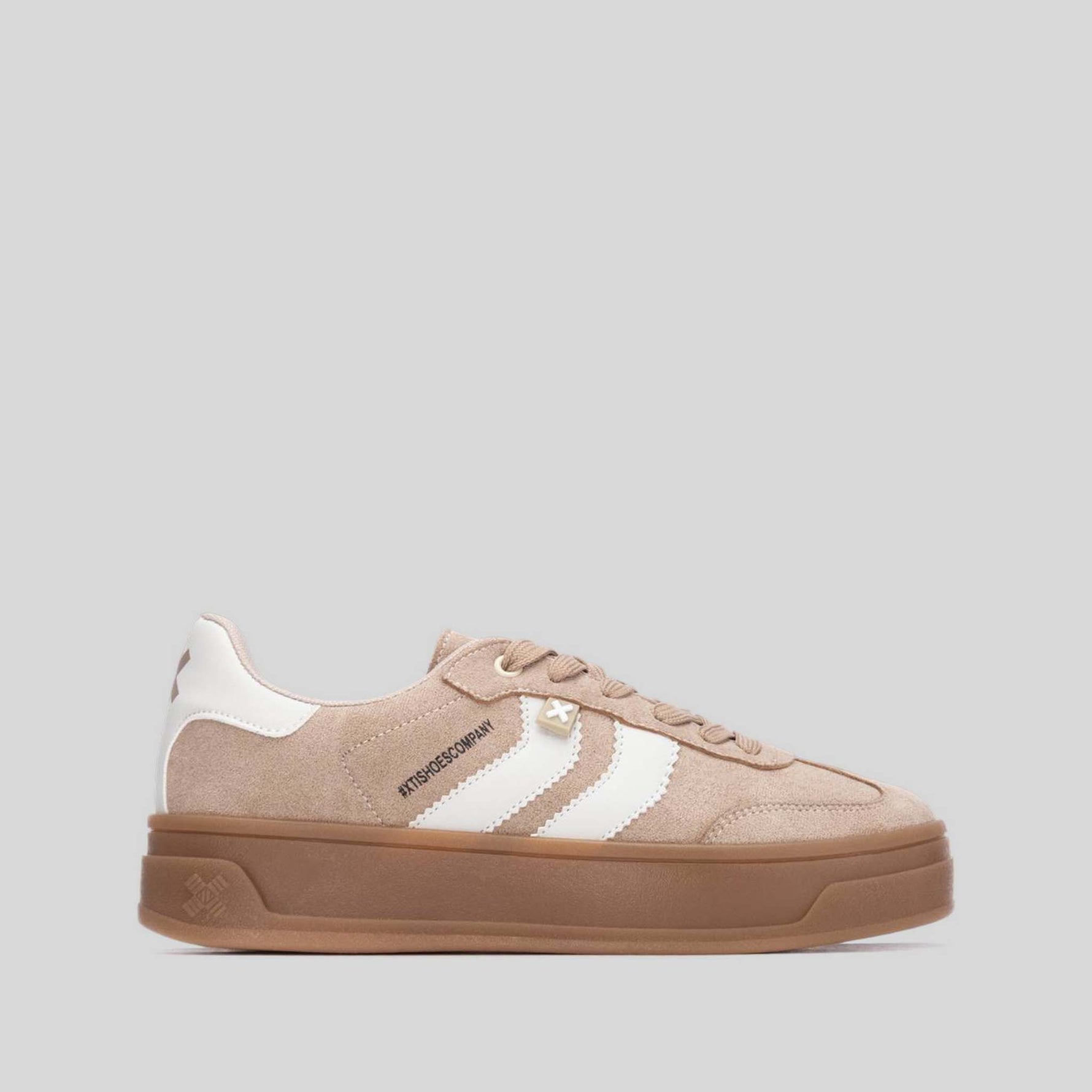 Sneaker plataforma beige XTI