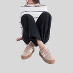 Sneaker plataforma beige XTI