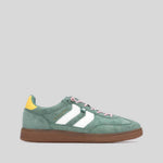 Sneaker caramelo bajo verde XTI