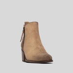 Botín campero tacón beige REFRESH
