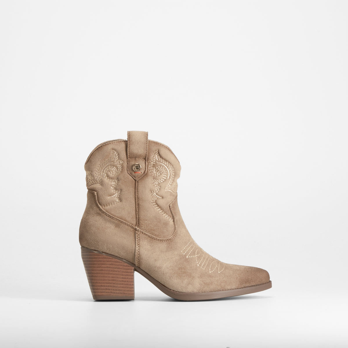 Bota capmera tacón beige REFRESH