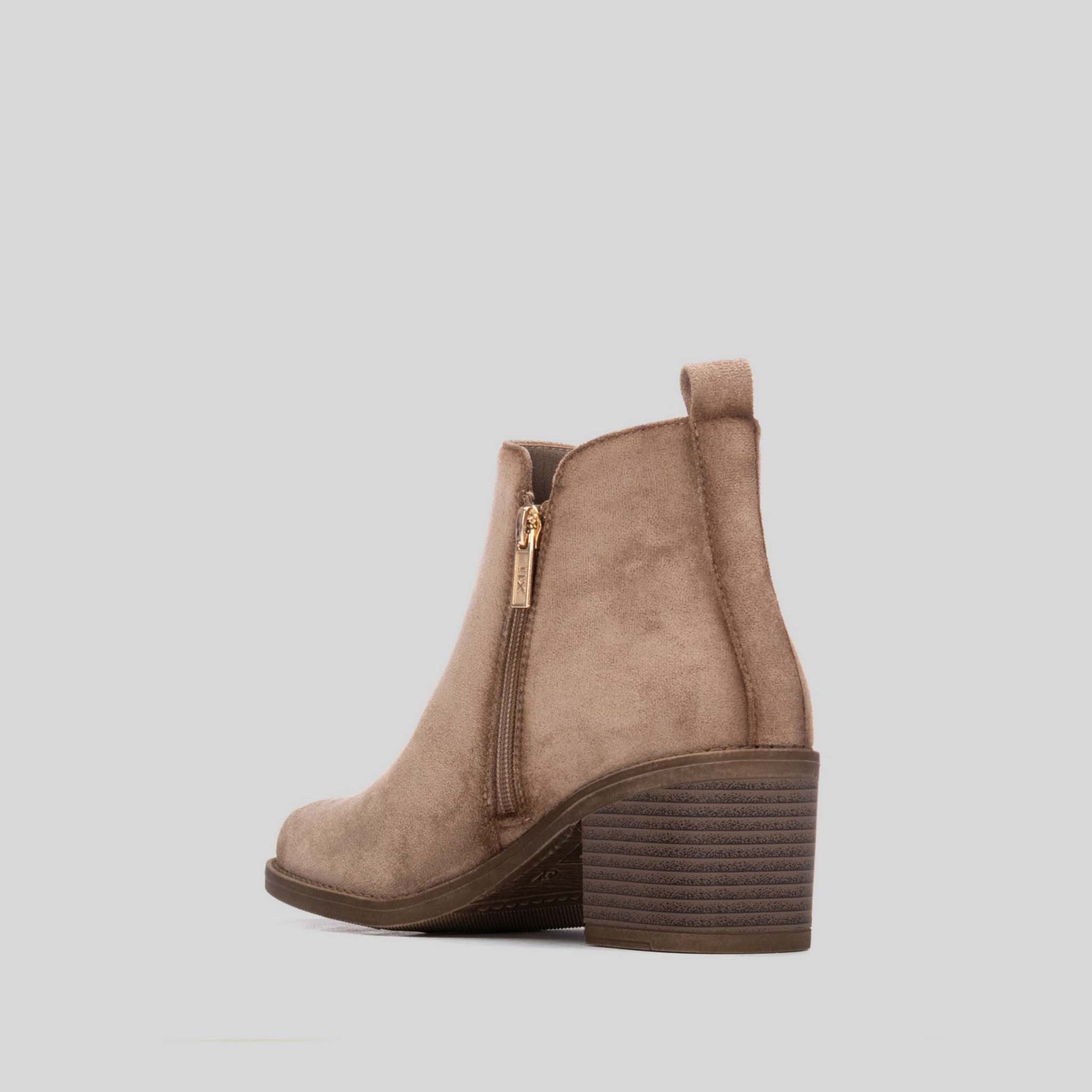 Botín tacón beige XTI