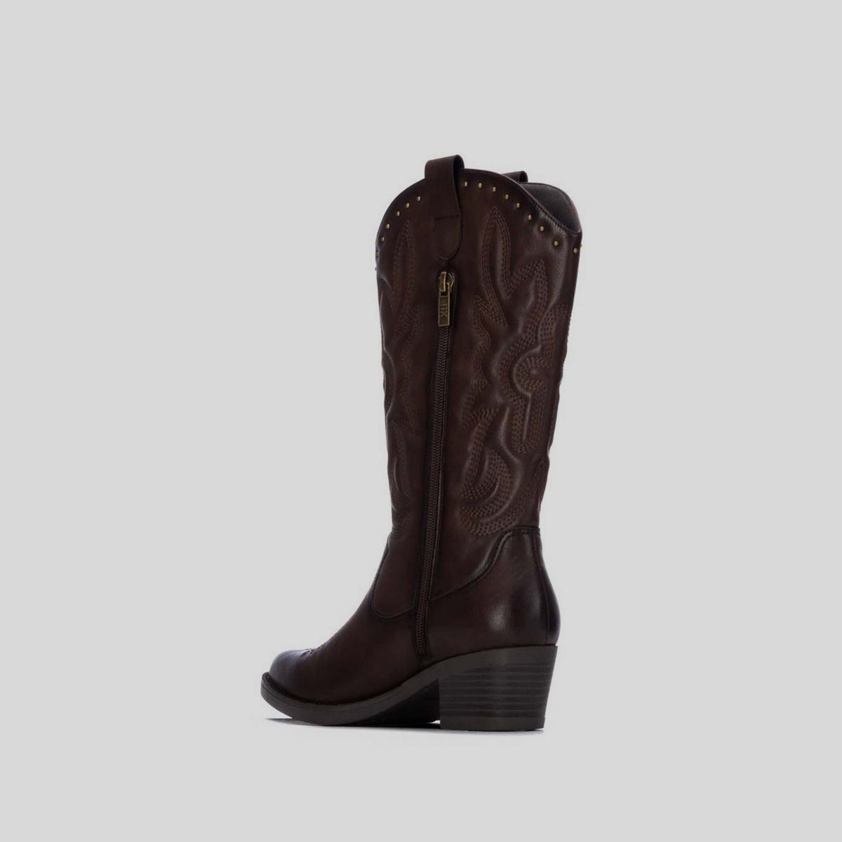 Bota campera tachas marrón XTI