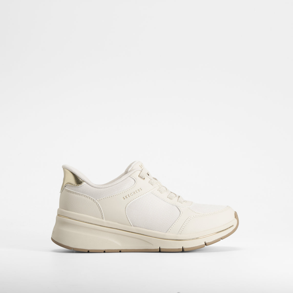 Zapatilla deportiva slip-ins beige SKECHERS